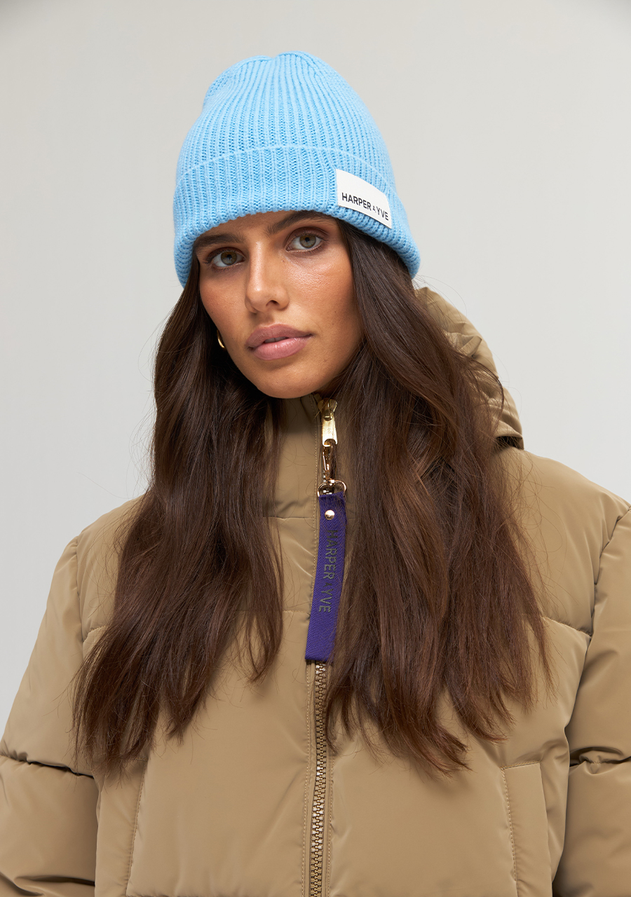 Harper & Yve Beanie Harper AW24NACC01 Licht blauw