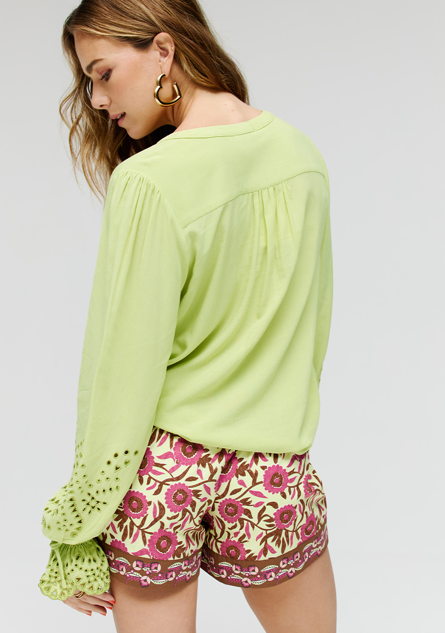 Harper & Yve Blouse Haily AW24P603 Licht groen