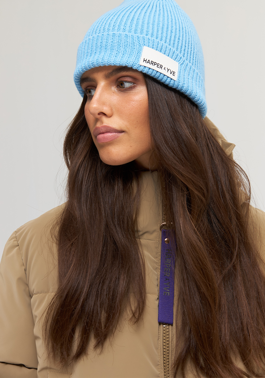 Harper & Yve Beanie Harper AW24NACC01 Licht blauw