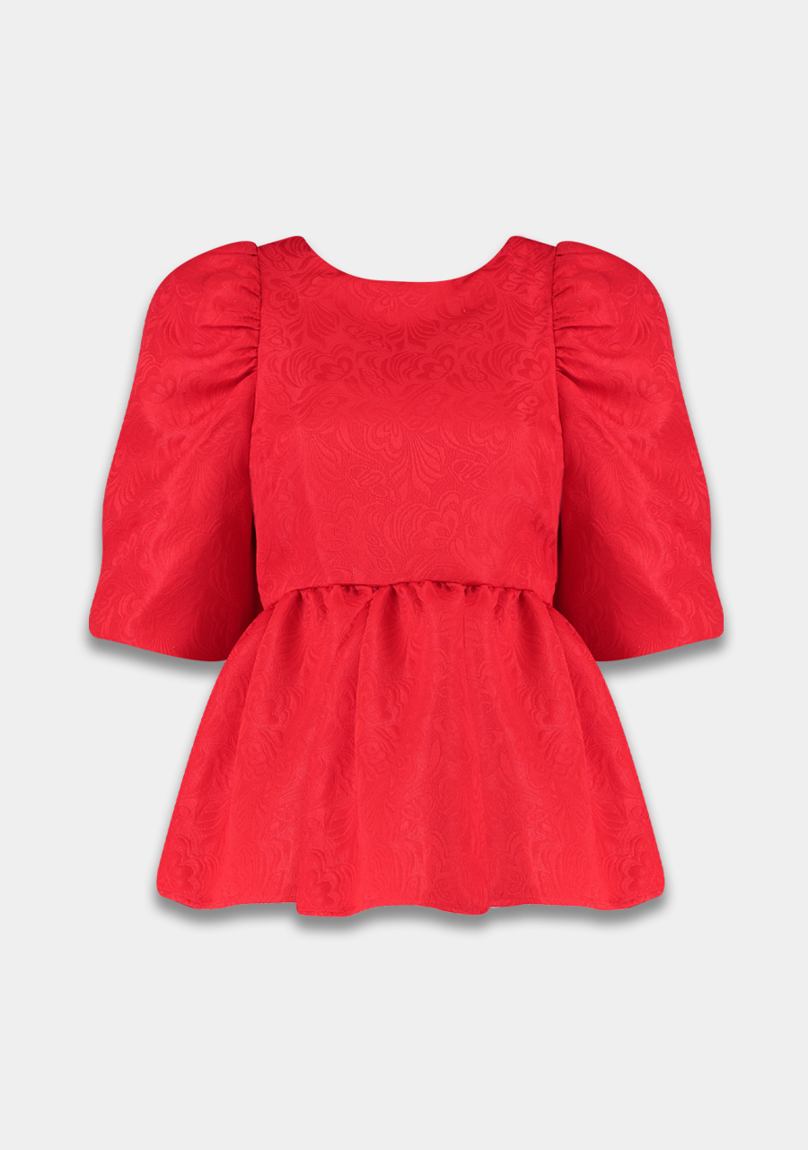 Harper & Yve Top Vivian DW24P606 Rood