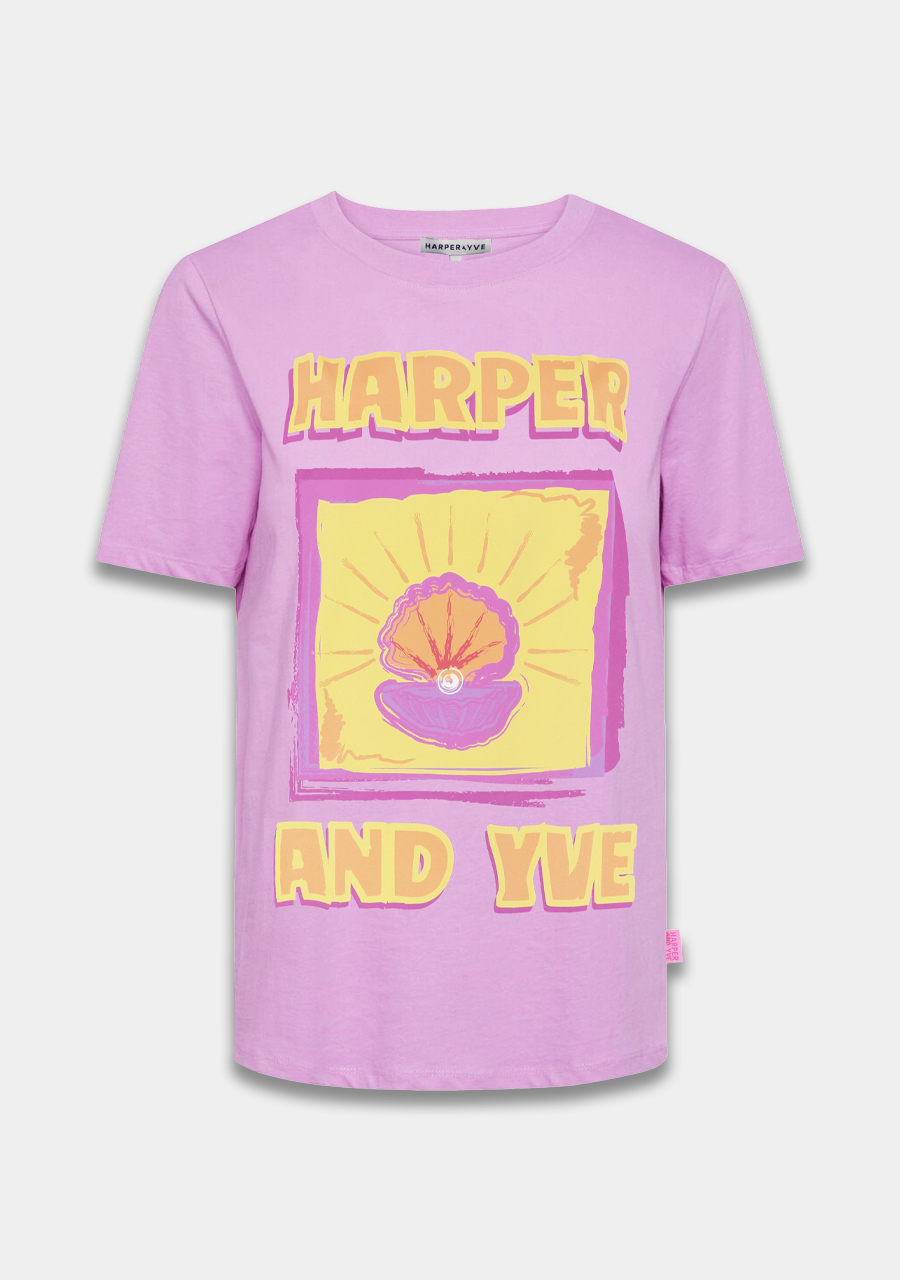 Harper & Yve T-shirt Shell HS24D317 Lila