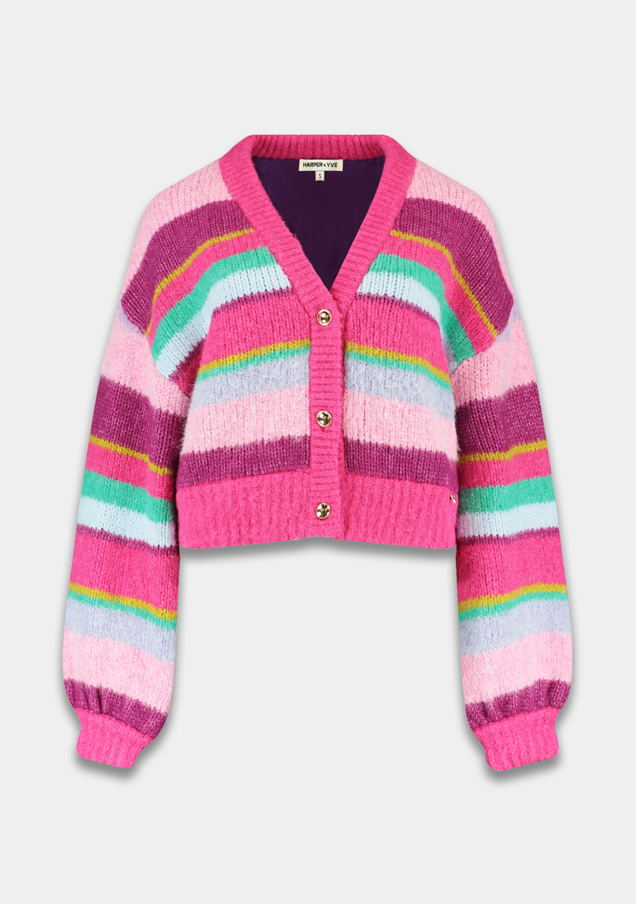 Harper & Yve Vest Noor AW24W800 Roze