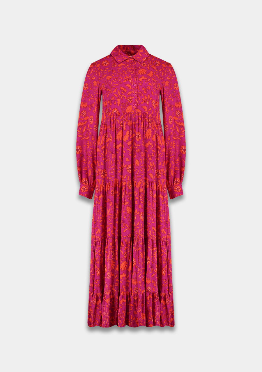 Harper & Yve Lange jurk Max SS24J903 Roze