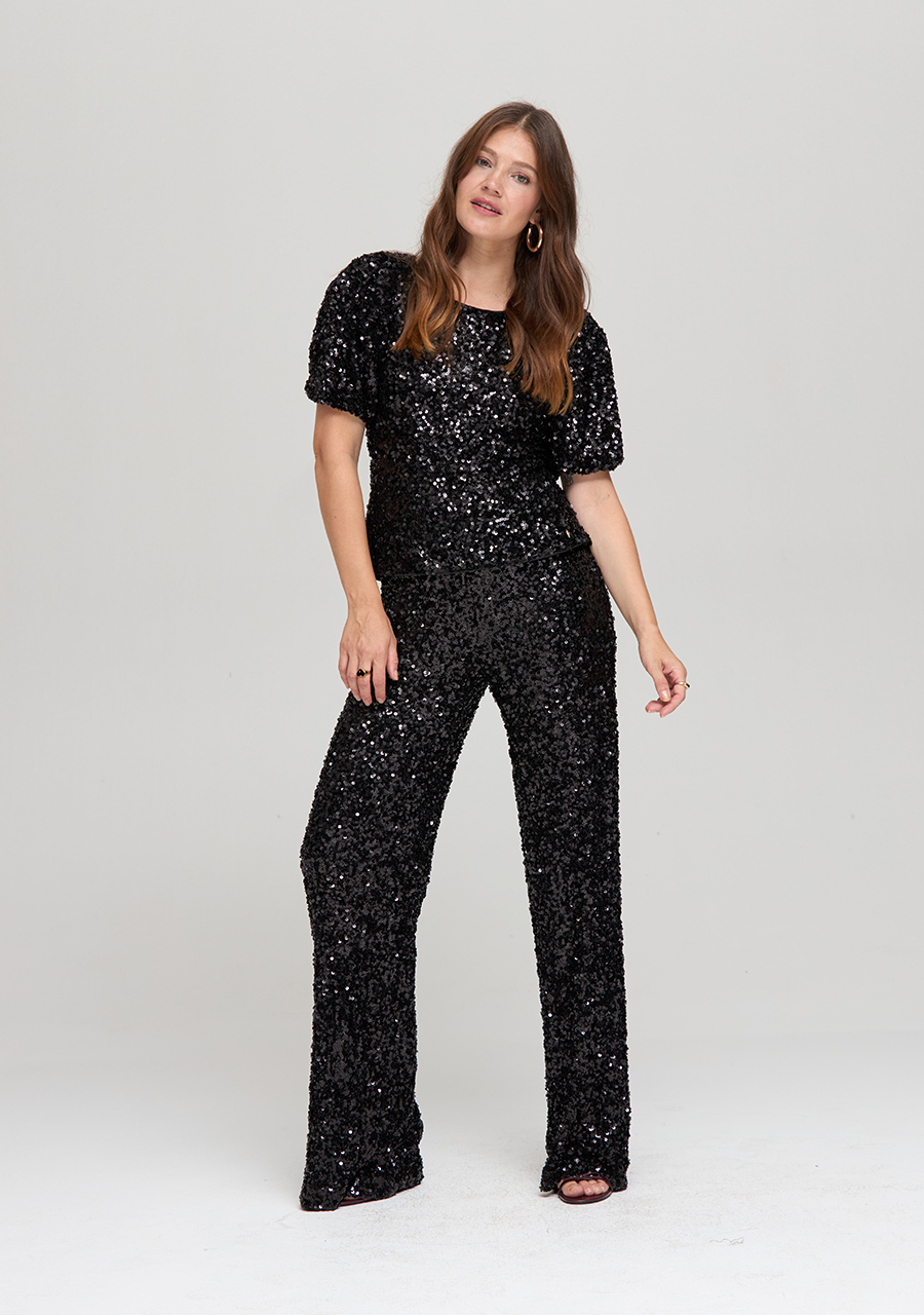 Harper & Yve Broek Bonny DW24P103 Zwart