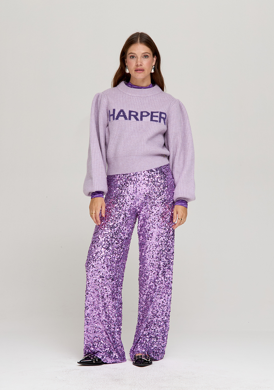 Harper & Yve Broek Bonny DW24P103 Paars