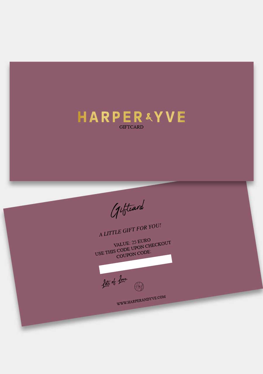 Harper & Yve Giftcard t.w.v 25 euro Giftcard €25 Multi