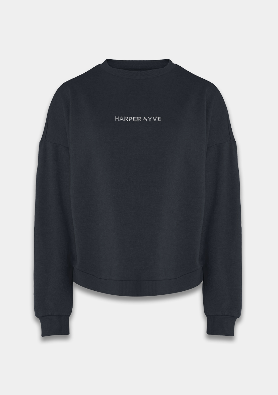 Harper & Yve Sweater Vibrantenergy AW24Y501 Donker Grijs