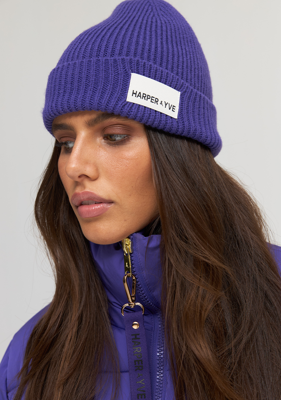 Harper & Yve Beanie Harper AW24NACC01 Paars