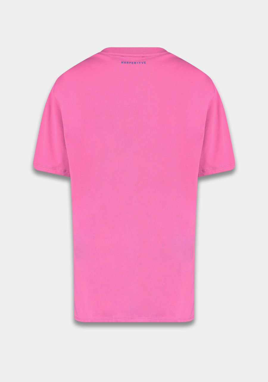 Harper & Yve T-shirt Followthesun SS24D300 Roze