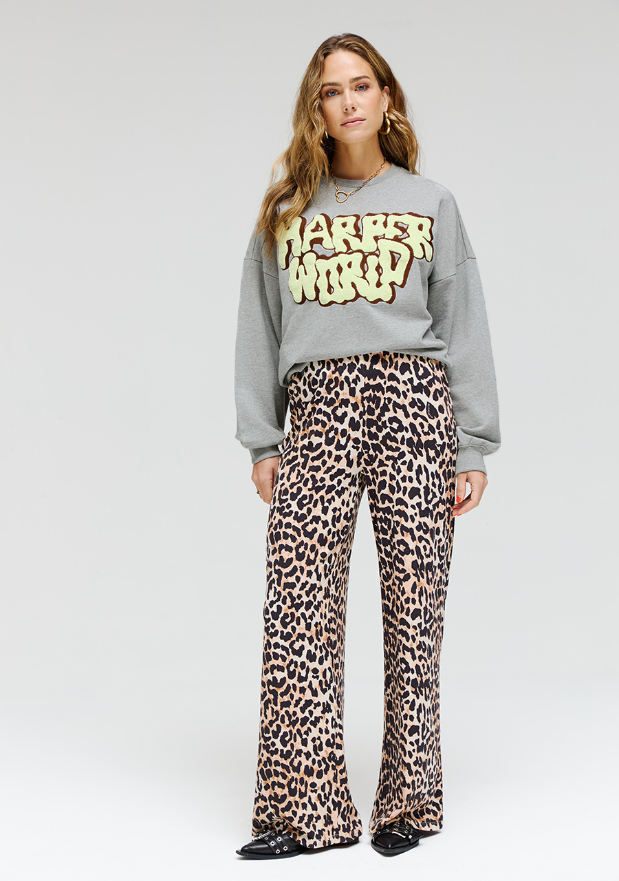 Harper & Yve Sweater Harperworld AW24Y500 Grijs