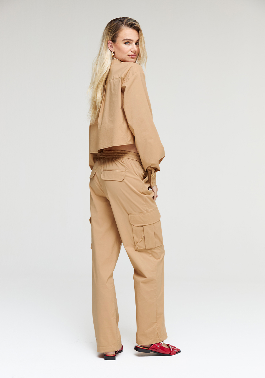 Harper & Yve Broek Leah AW24P107 Licht bruin