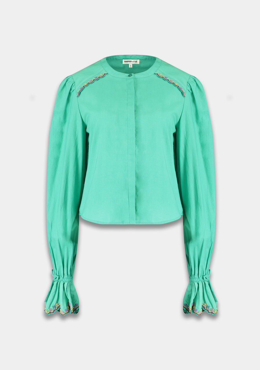 Harper & Yve Blouse Lily AW24C610 Groen