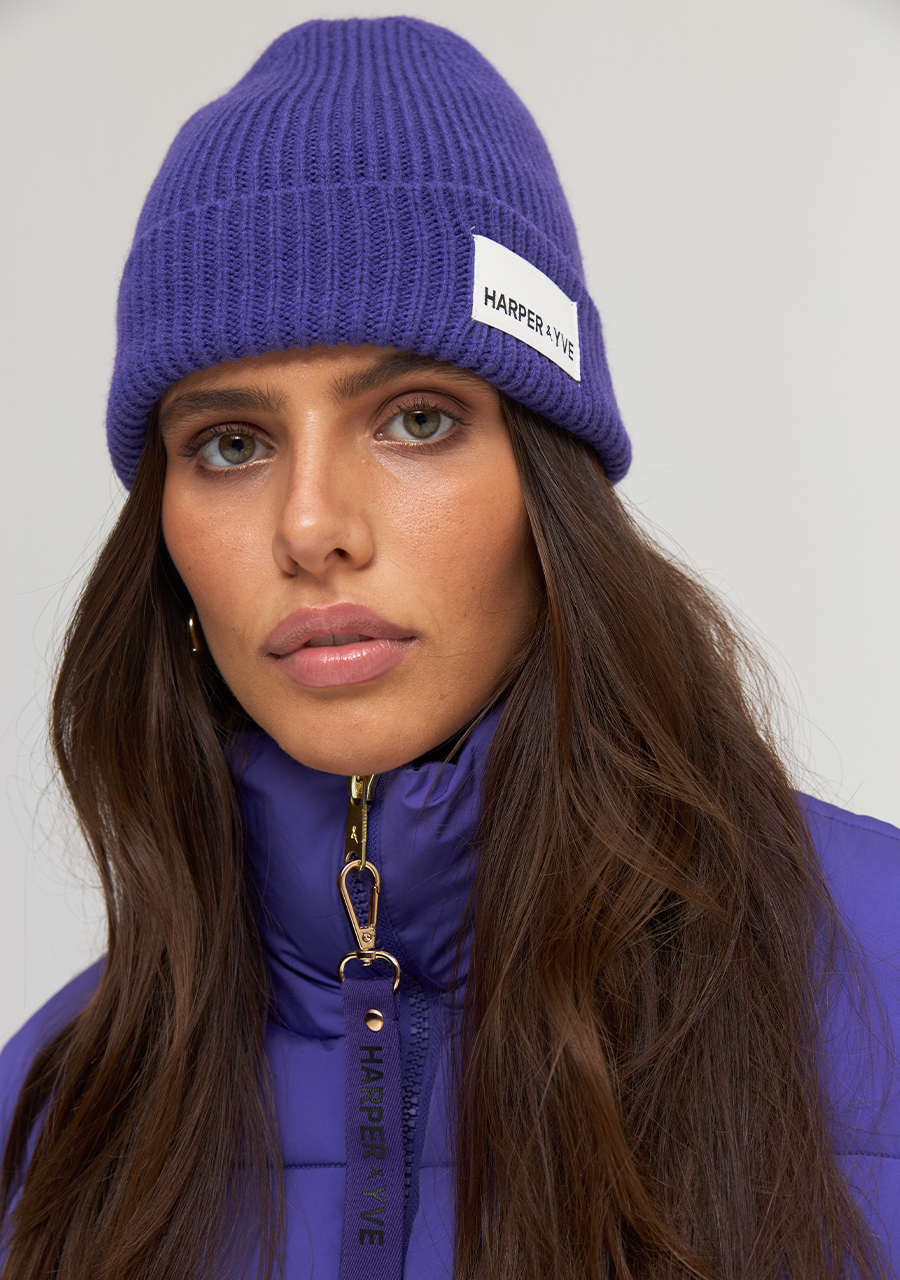 Harper & Yve Beanie Harper AW24NACC01 Paars