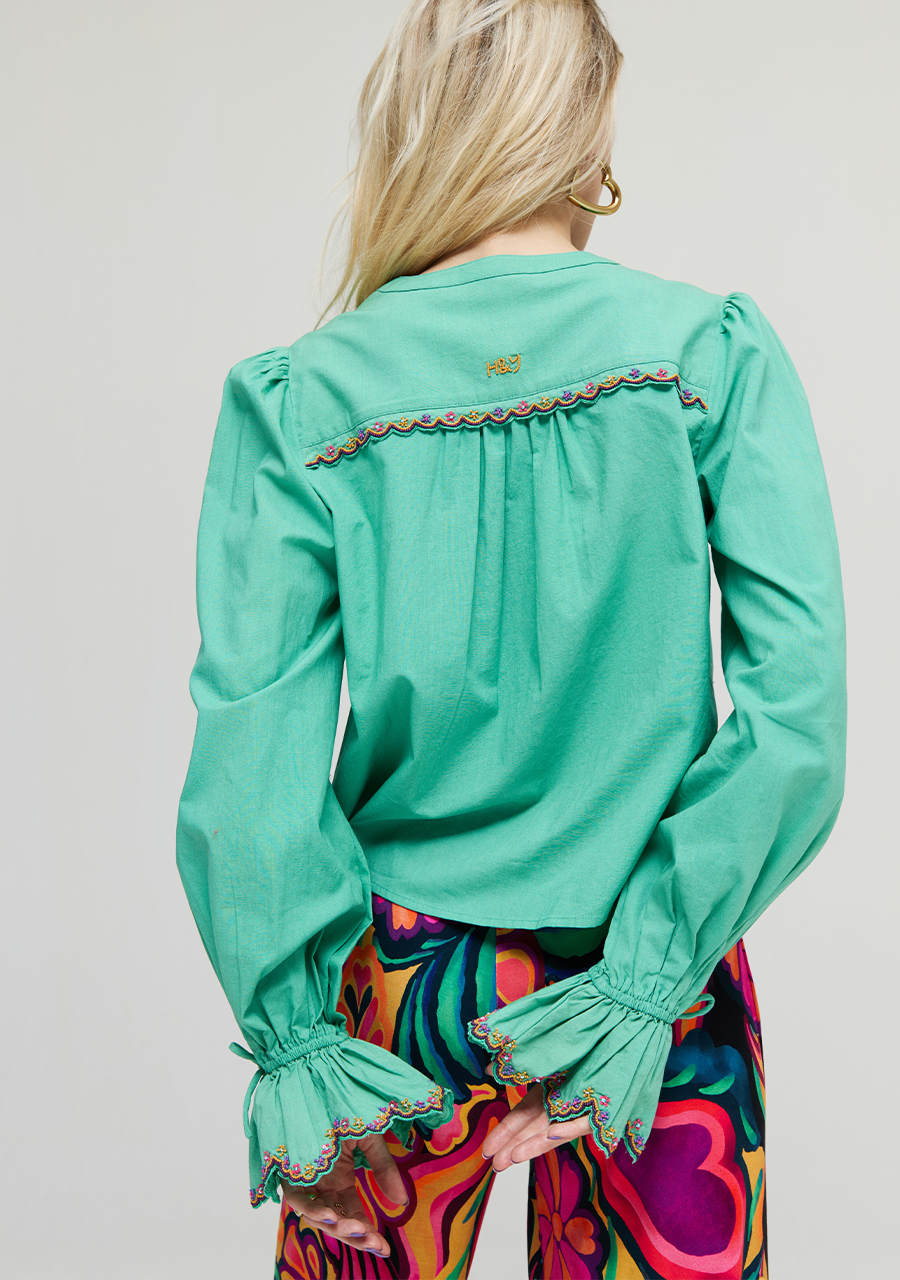 Harper & Yve Blouse Lily AW24C610 Groen