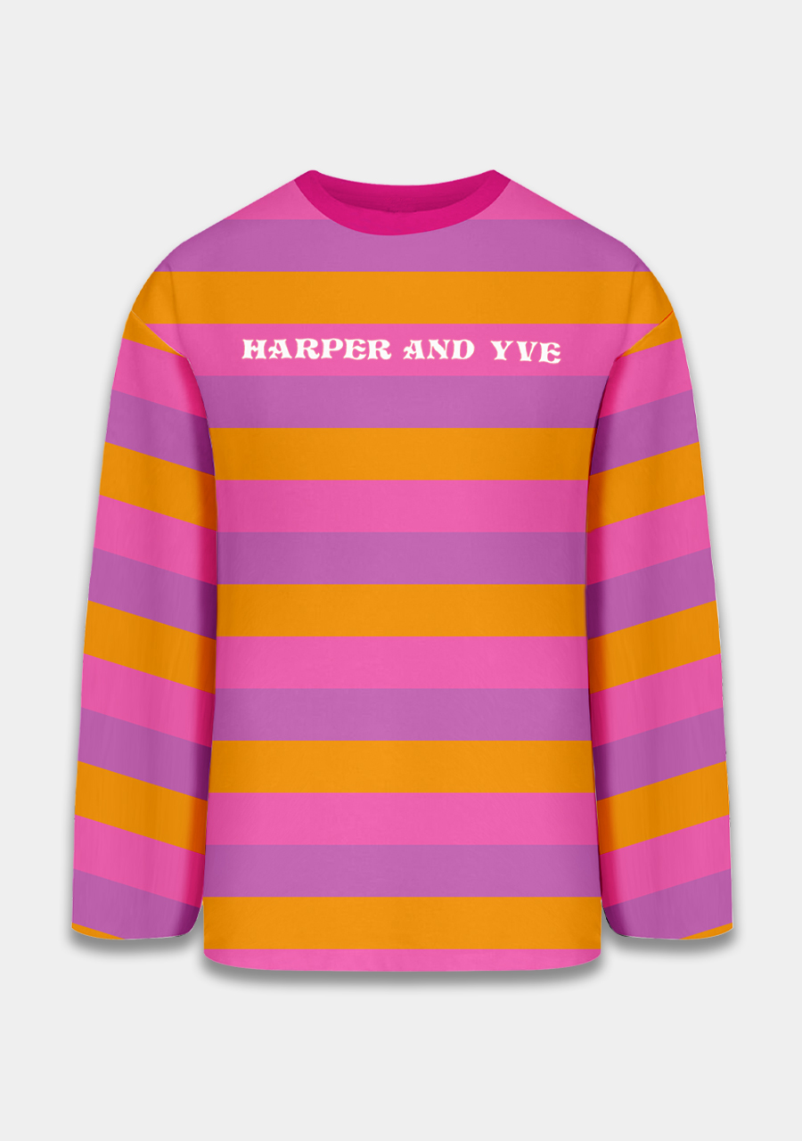 Harper & Yve T-shirt l/m Harper SS24T503 Oranje