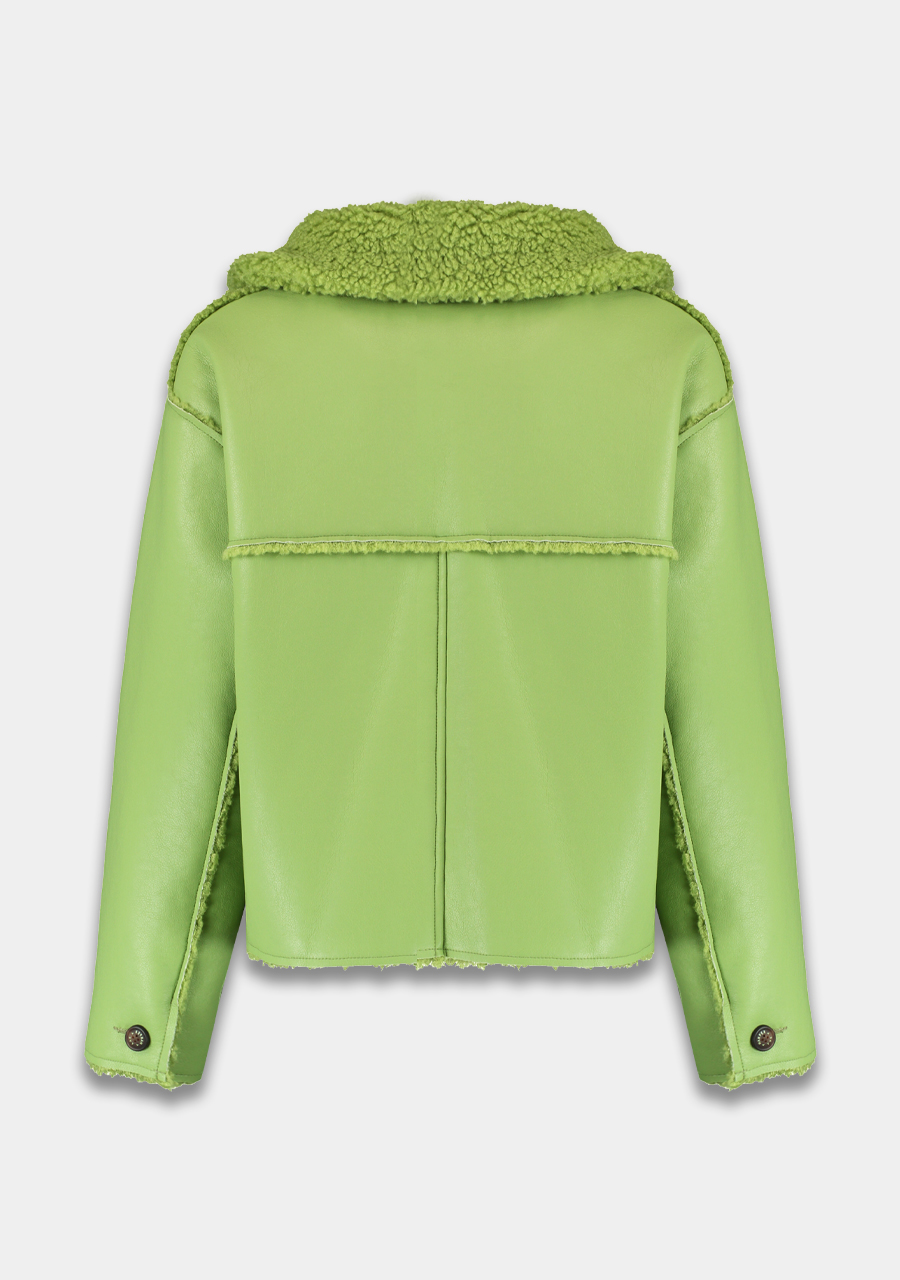 Harper & Yve Jacket Lammy AW24N202 Groen