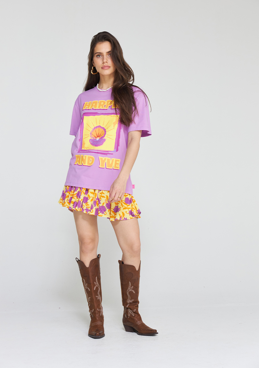 Harper & Yve T-shirt Shell HS24D317 Lila