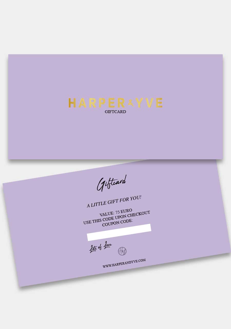 Harper & Yve Giftcard t.w.v 75 euro Giftcard €75 Multi