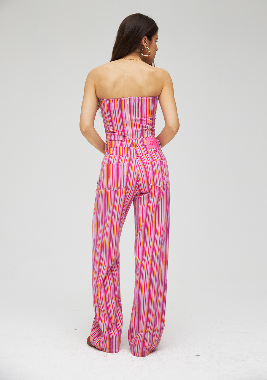 Harper & Yve Broek Yve SS24X100 Roze