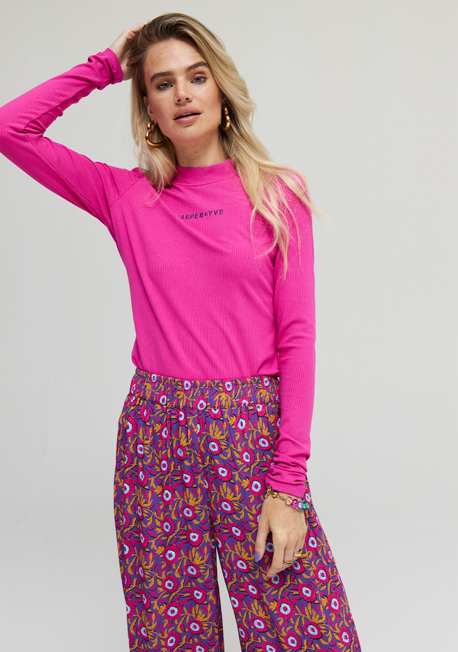 Harper & Yve Top Jane AW24P500 Roze