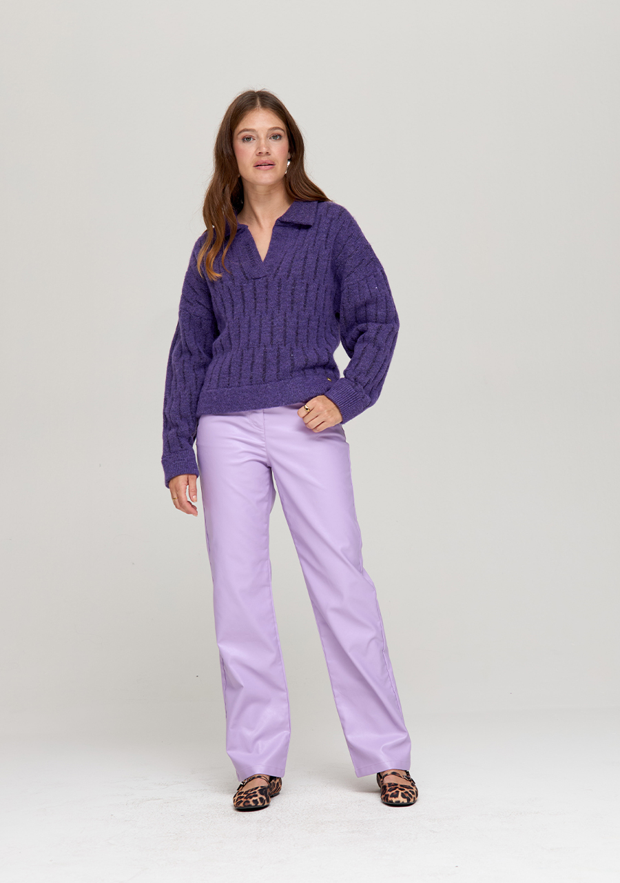 Harper & Yve Broek Harper DW24P105 Paars