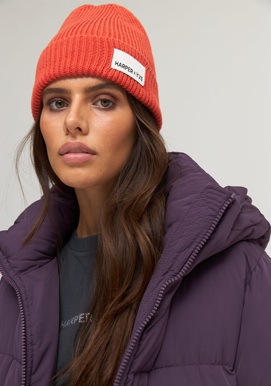 Harper & Yve Beanie Harper AW24NACC01 Oranje