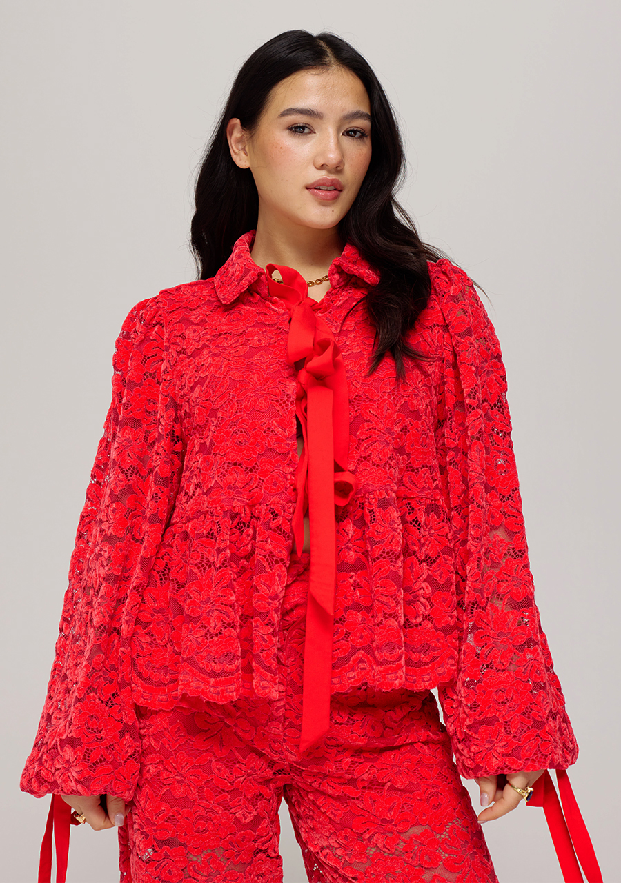 Harper & Yve Blouse Maral SS25P606 Rood